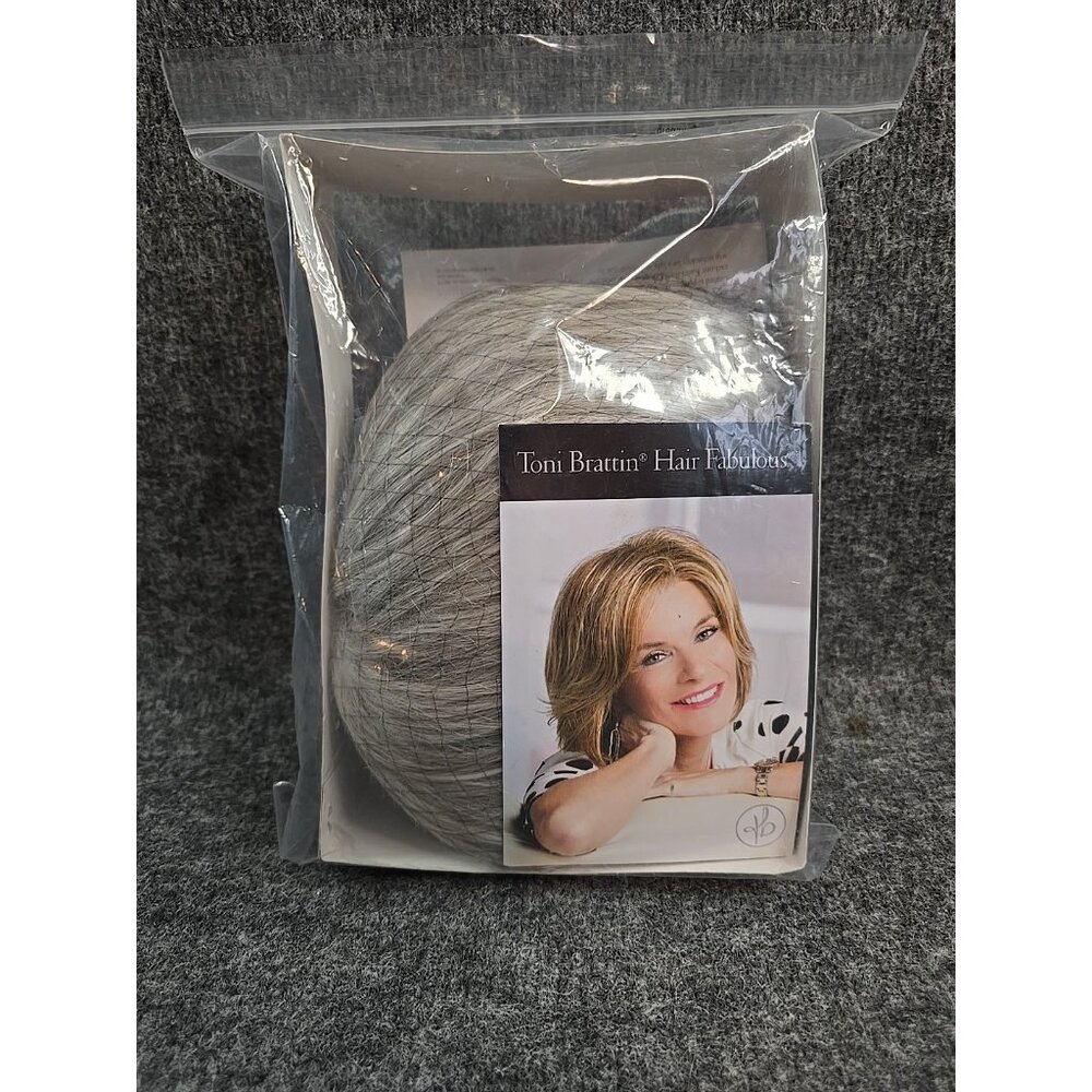 New Prestigious Wig By Toni Brattin Light Gray 301 REG HF Layered Classic